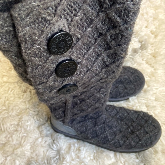 UGG Cozy Knit Button Boots - Picture 3 of 6